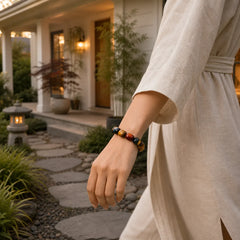 Natural Tiger Eye Healing Protection Bracelet featuring Tiger Eye