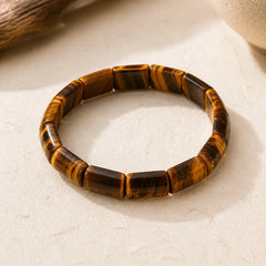 Natural Tiger Eye Strength Protection Bracelet (Extra 30% Off | USE CODE: FS30) featuring Tiger Eye
