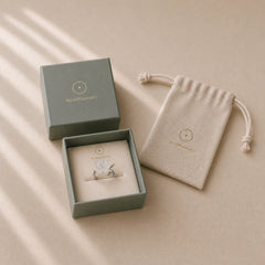 Natural White Crystal Flower 925 Sterling Silver Adjustable Healing Ring featuring Clear Quartz / White Crystal, Silver