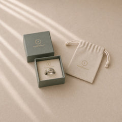 Om Mani Padme Hum Balance Calm Titanium Steel Ring featuring Om Mani Padme Hum, Om, Titanium Steel