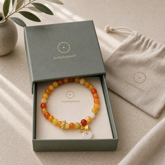 Peace Buckle Golden Silk Jade Ward Off Evil Spirits Bracelet featuring Peace Buckle, Golden Silk Jade, Copper