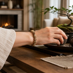 Picture Jasper Irregular Blocks Balance Bracelet featuring Picture Jasper