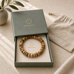 Picture Jasper Irregular Blocks Balance Bracelet featuring Picture Jasper