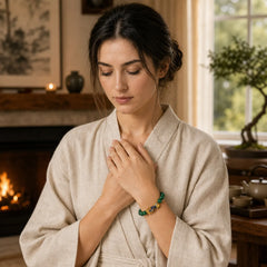 Pixiu Jade Abundance Protection Bracelet featuring Pixiu, Jade