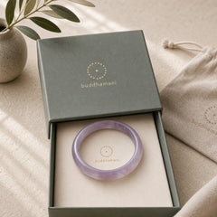 Purple Golden Silk Jade Wealth Bracelet Bangle featuring Purple Golden Silk Jade