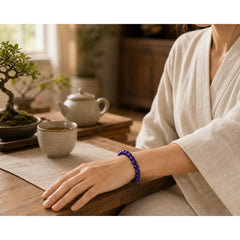 Purple Tiger Eye Creativity Bracelet featuring Purple Tiger Eye, Tiger Eye