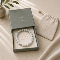 Rainbow Moonstone Harmony Bracelet featuring Rainbow Moonstone, Moonstone