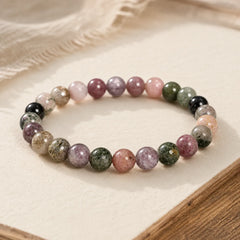 Rainbow Tourmaline Positive Bracelet featuring Tourmaline