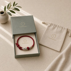 Red String 925 Sterling Silver Year of the Snake Coin Ring Snake Luck Bracelet featuring Red String, Silver