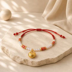 Red String Plaited Koi Fish Fu Character Fortune Adjustable Cats Dogs Pet Collar featuring Red String, Koi Fish, Fu Character
