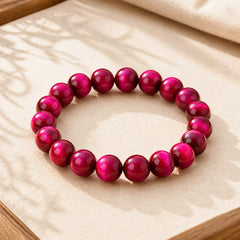 Red Tiger Eye Calm Bracelet featuring Red Tiger Eye, Tiger Eye
