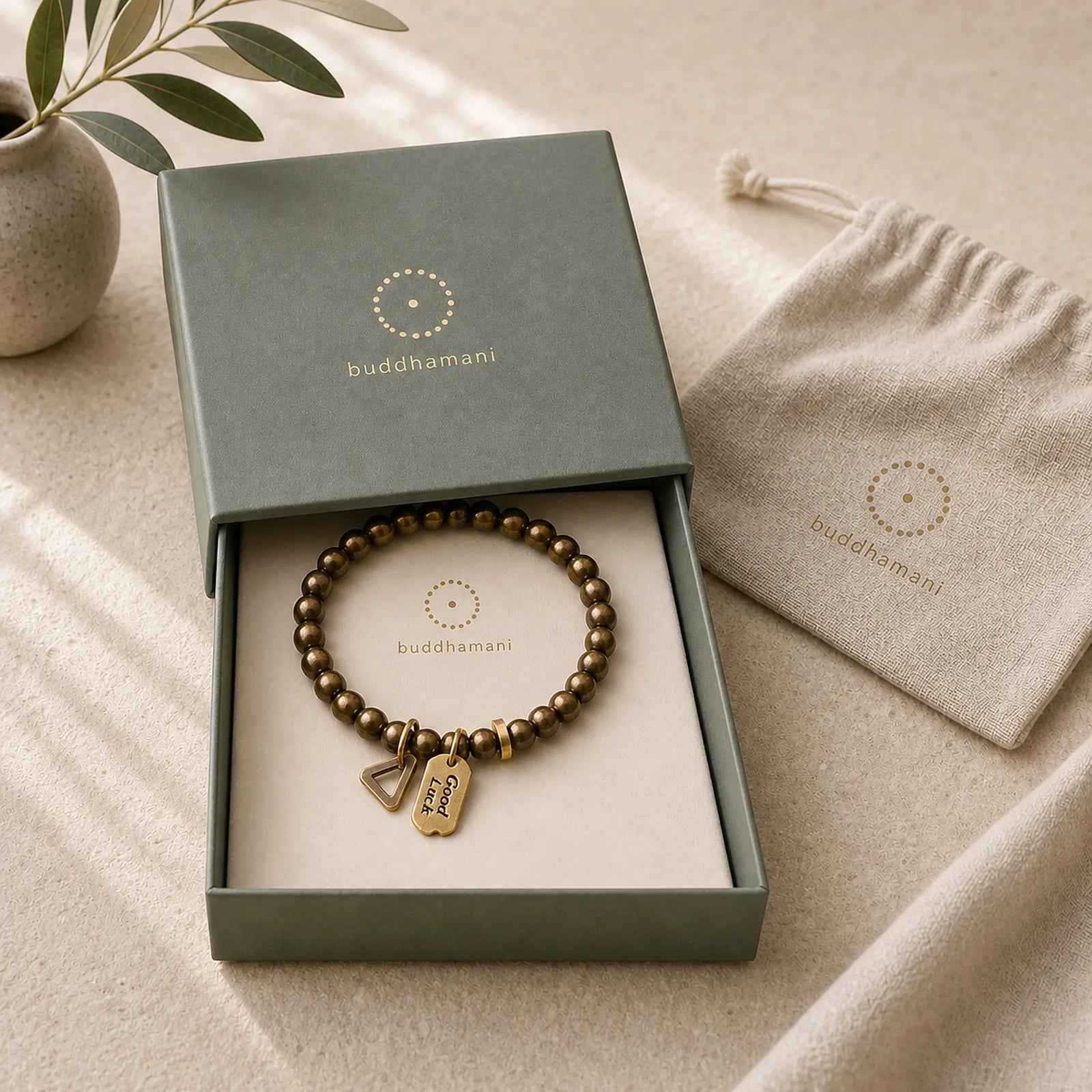 Retro Pure Copper Brass Luck Bracelet featuring Copper