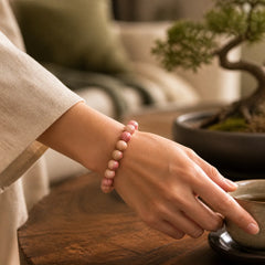 Rhodonite Healing Relationships Bracelet featuring Rhodonite