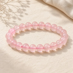 Rose Quartz Healing Energy Bracelet featuring Rose Quartz