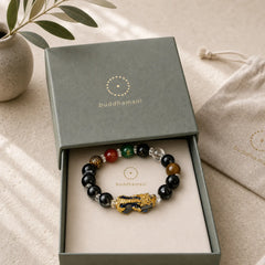 Sardonyx Beads Five Elements Change Color Pi Xiu Positive Bracelet featuring Sardonyx, Five Elements, Pixiu