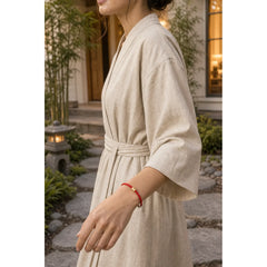Single-Digit Angel Numbers Adjustable String Protection Bracelet featuring Red String