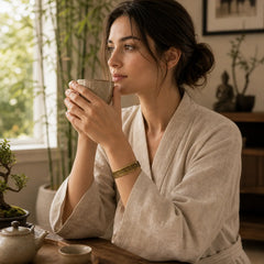 Six True Words 'om Mani Padme Hum' Heart Sutra Copper Brass Inner Peace Cuff Bracelet Bangle featuring Six True Words (Om Mani Padme Hum), Om Mani Padme Hum, Om