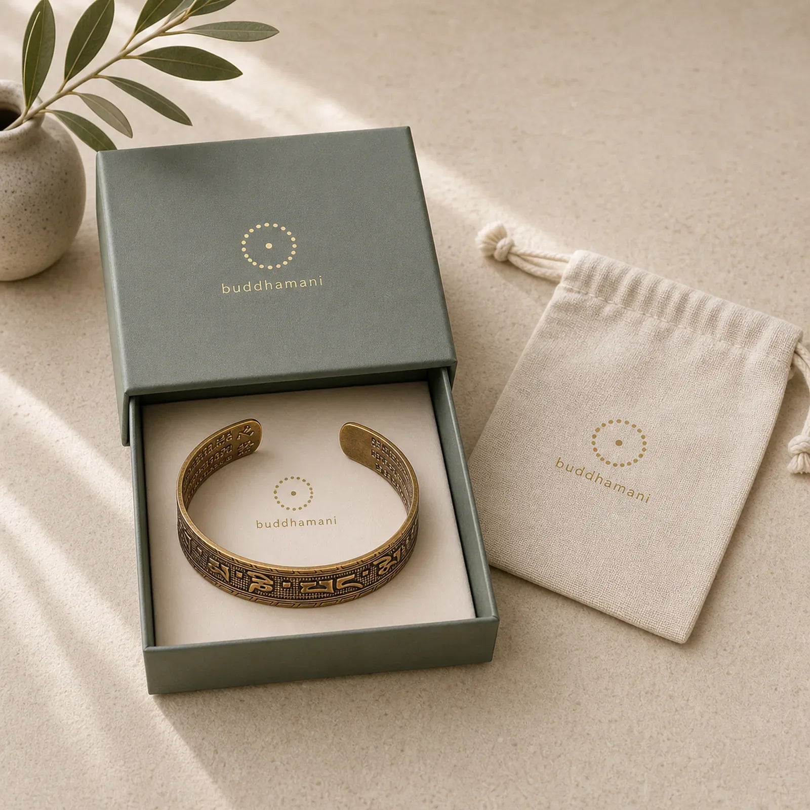 Six True Words 'om Mani Padme Hum' Heart Sutra Copper Brass Luck Wisdom Bracelet Bangle featuring Six True Words (Om Mani Padme Hum), Om Mani Padme Hum, Om