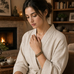 Six True Words 'om Mani Padme Hum' Heart Sutra Copper Brass Wisdom Peace Cuff Bracelet Bangle featuring Six True Words (Om Mani Padme Hum), Om Mani Padme Hum, Om