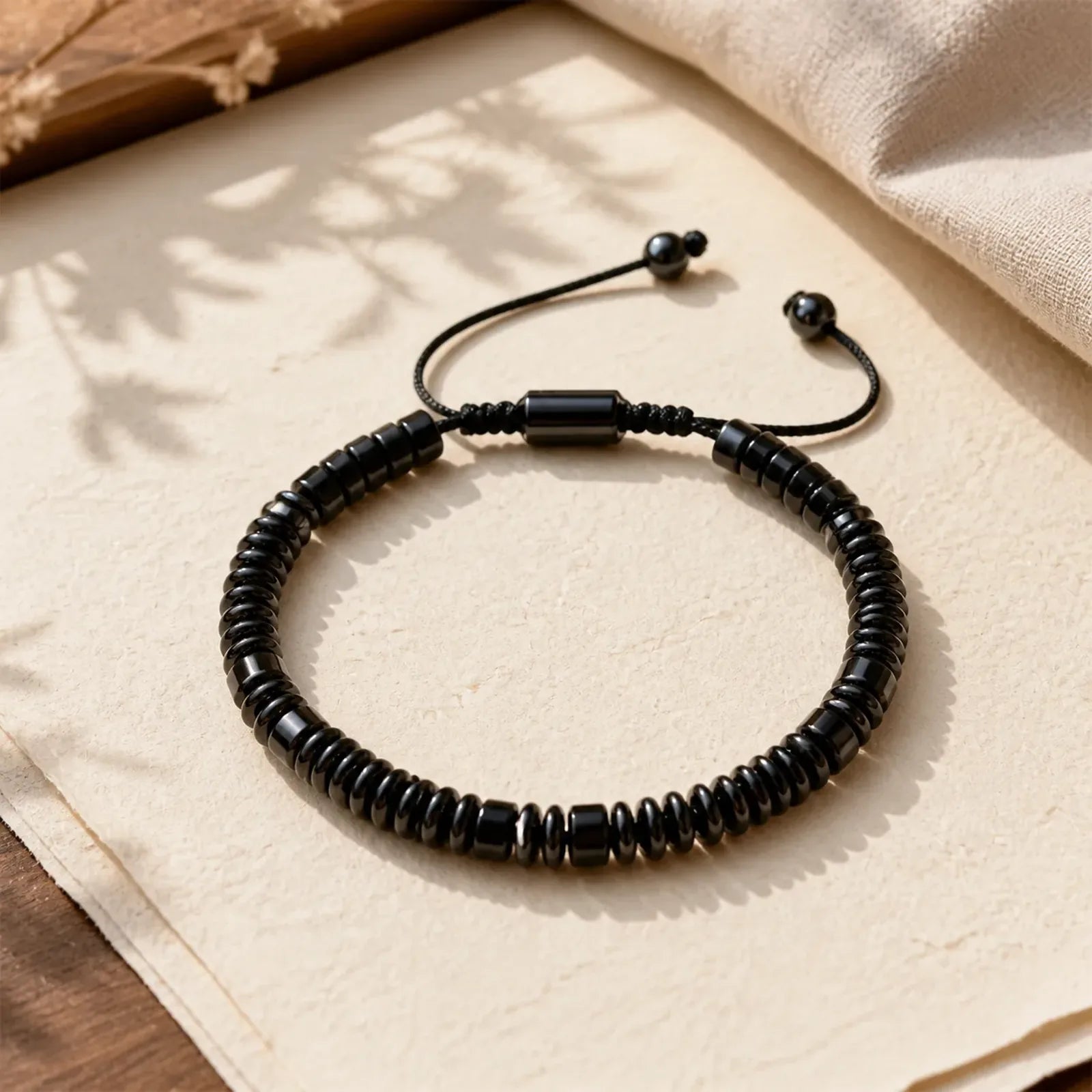 Small Black Obsidian Green Aventurine Grey Jasper Tiger Eye Strength Rope Bracelet featuring Black Obsidian, Green Aventurine, Grey Jasper