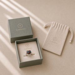 Small Leaf Red Sandalwood Cat Longevity Adjustable Ring featuring Small Leaf Red Sandalwood, Red Sandalwood, Sandalwood