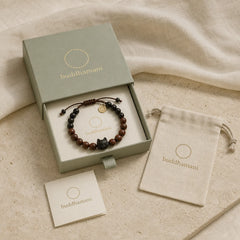 Small Leaf Red Sandalwood Ebony Wood Cute Cat Engraved Protection Bracelet featuring Small Leaf Red Sandalwood, Red Sandalwood, Sandalwood