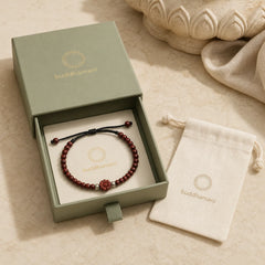 Small Leaf Red Sandalwood Sooth Bracelet featuring Small Leaf Red Sandalwood, Red Sandalwood, Sandalwood