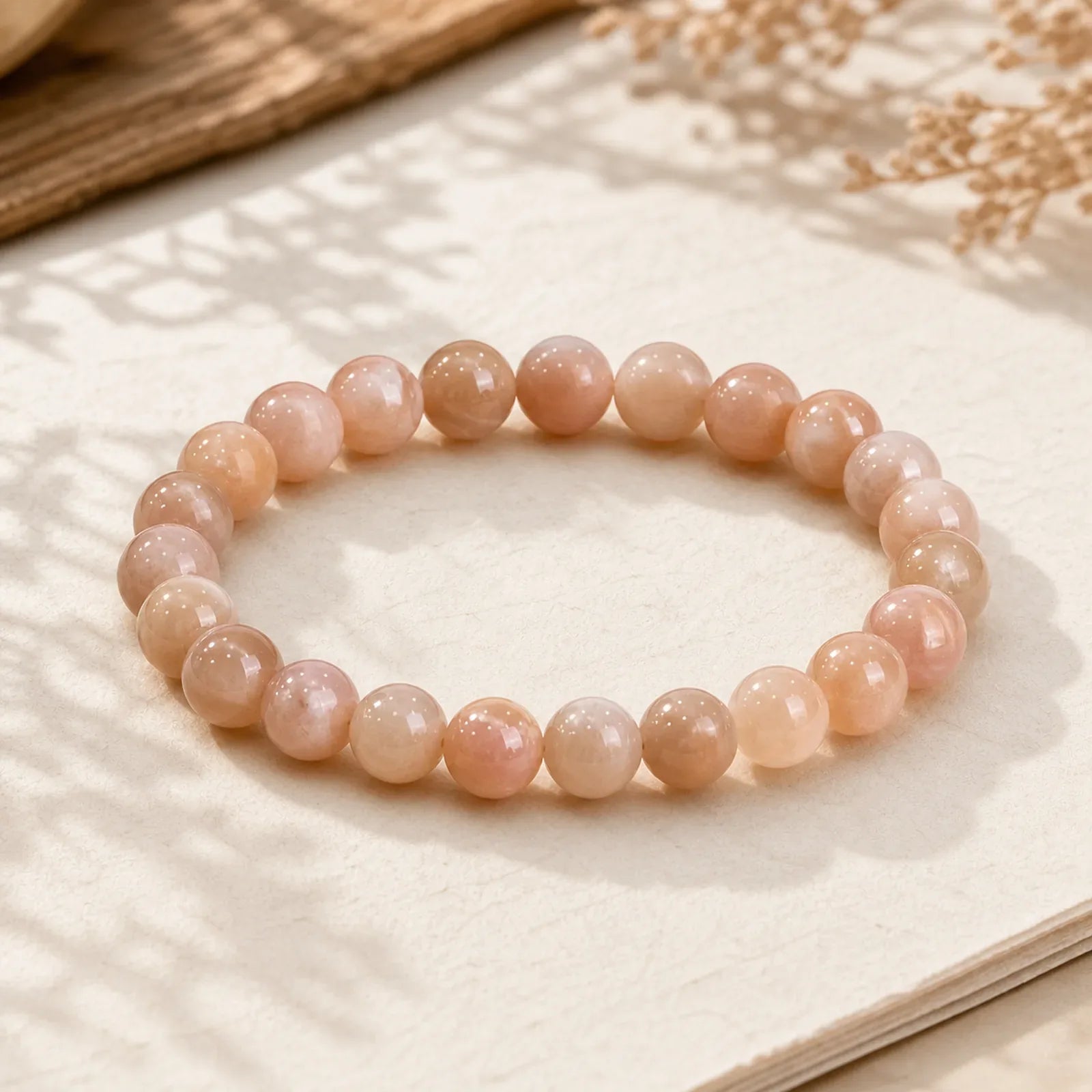 Sun Stone Positive Bracelet featuring Sun Stone