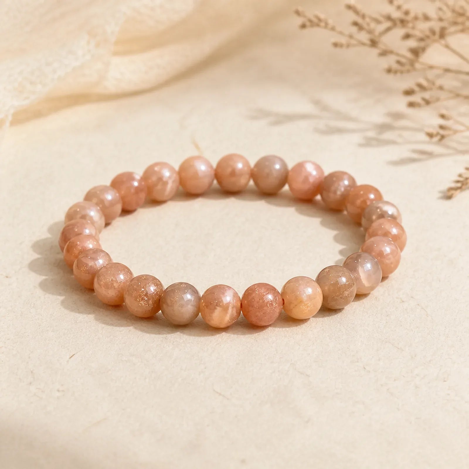 Sun Stone Positive Bracelet featuring Sun Stone