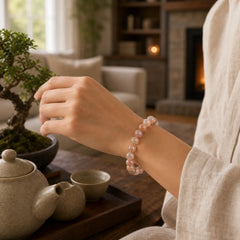 Sun Stone Positive Bracelet featuring Sun Stone