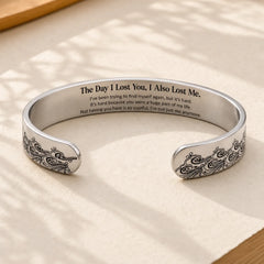 The Day I Lost You Memorial Harmony Bracelet Bangle featuring Titanium Steel