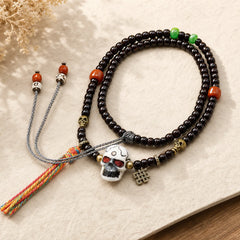 Tibet Coconut Shell The Lord of the Corpse Forest Positive Bracelet featuring Coconut Shell, The Lord of the Corpse Forest, Copper