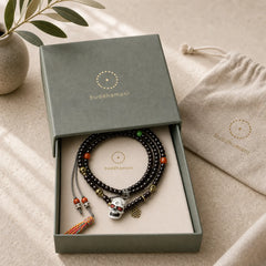 Tibet Coconut Shell The Lord of the Corpse Forest Positive Bracelet featuring Coconut Shell, The Lord of the Corpse Forest, Copper
