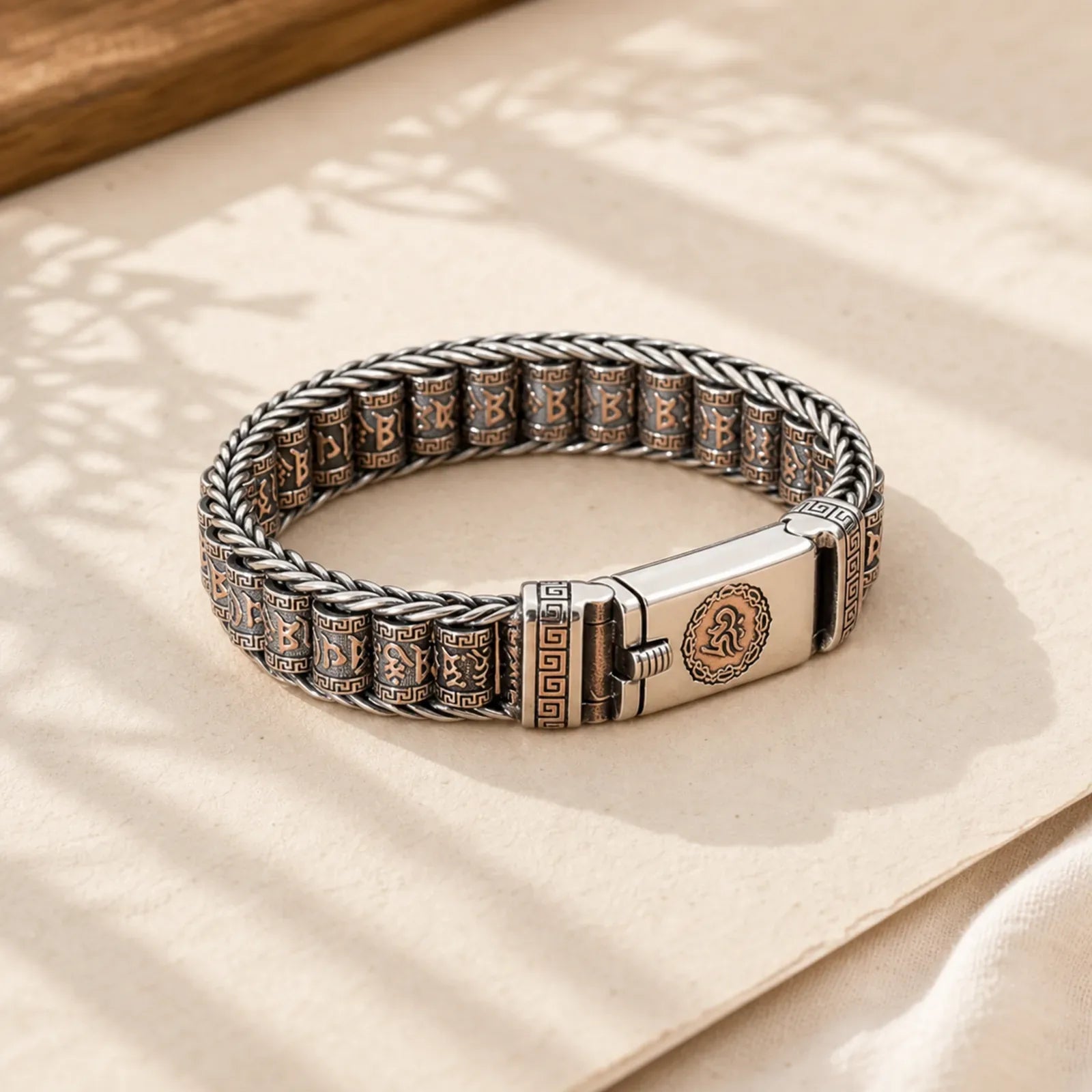 Tibet Handmade Om Mani Padme Hum Wisdom Peace Bracelet (Extra 30% Off | USE CODE: FS30) featuring Om Mani Padme Hum, Om, Six True Words (Om Mani Padme Hum)
