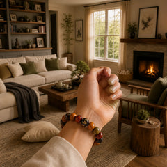 Tibet Various Wood Om Mani Padme Hum Purity Bracelet featuring Om Mani Padme Hum, Om, Six True Words (Om Mani Padme Hum)