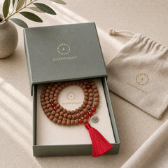 Tibetan 108 Beads Bodhi Seed Om Symbol Charm Tassel Wealth Auspiciousness Mala featuring Bodhi Seed, Om Symbol, Om