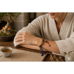 Tibetan Bone Beads The Lord Of The Corpse Forest Keep Away Evil Spirits Bracelet featuring The Lord of the Corpse Forest, Copper
