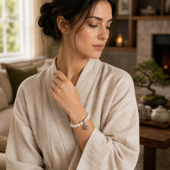 Tibetan Cat Eye Lucky Bracelet featuring Cat's Eye / Chrysoberyl