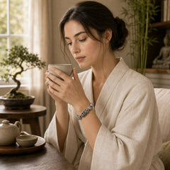 Tibetan FengShui PiXiu Wealth Bracelet featuring Pixiu, Silver, Copper