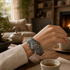 Tibetan Garuda Bird Wisdom Protection Bracelet Bangle featuring Garuda, Dragon, Copper