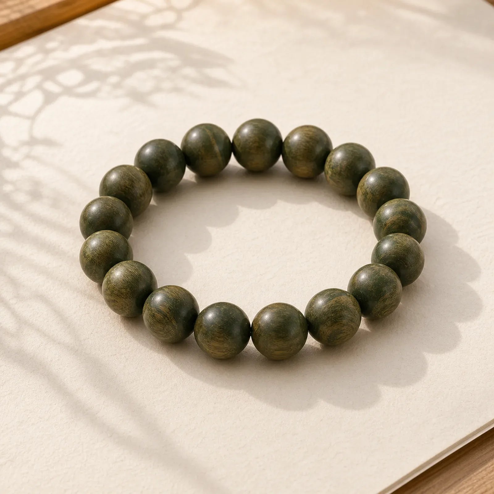 Tibetan Green Sandalwood Soothing Cure Bracelet (Extra 35% Off | USE CODE: FS35) featuring Green Sandalwood, Sandalwood
