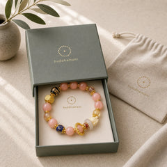 Tibetan Incense Ash Liuli Glass Bead Luck Protection Nine Tailed Fox Bracelet featuring Nine-Tailed Fox, Five Elements