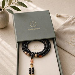 Tibetan Mala Cypress Bodhi Seed Red Agate Healing Bracelet featuring Cypress, Bodhi Seed, Red Agate