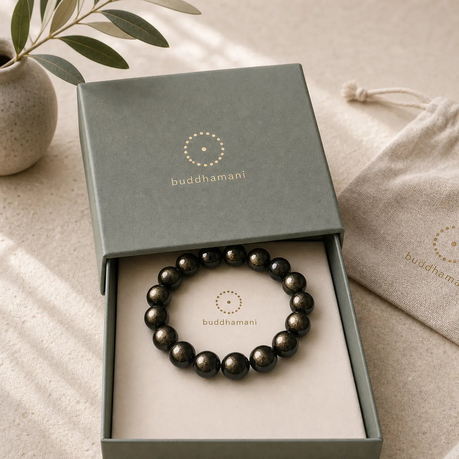 Tibetan Obsidian Purification Bracelet featuring Obsidian