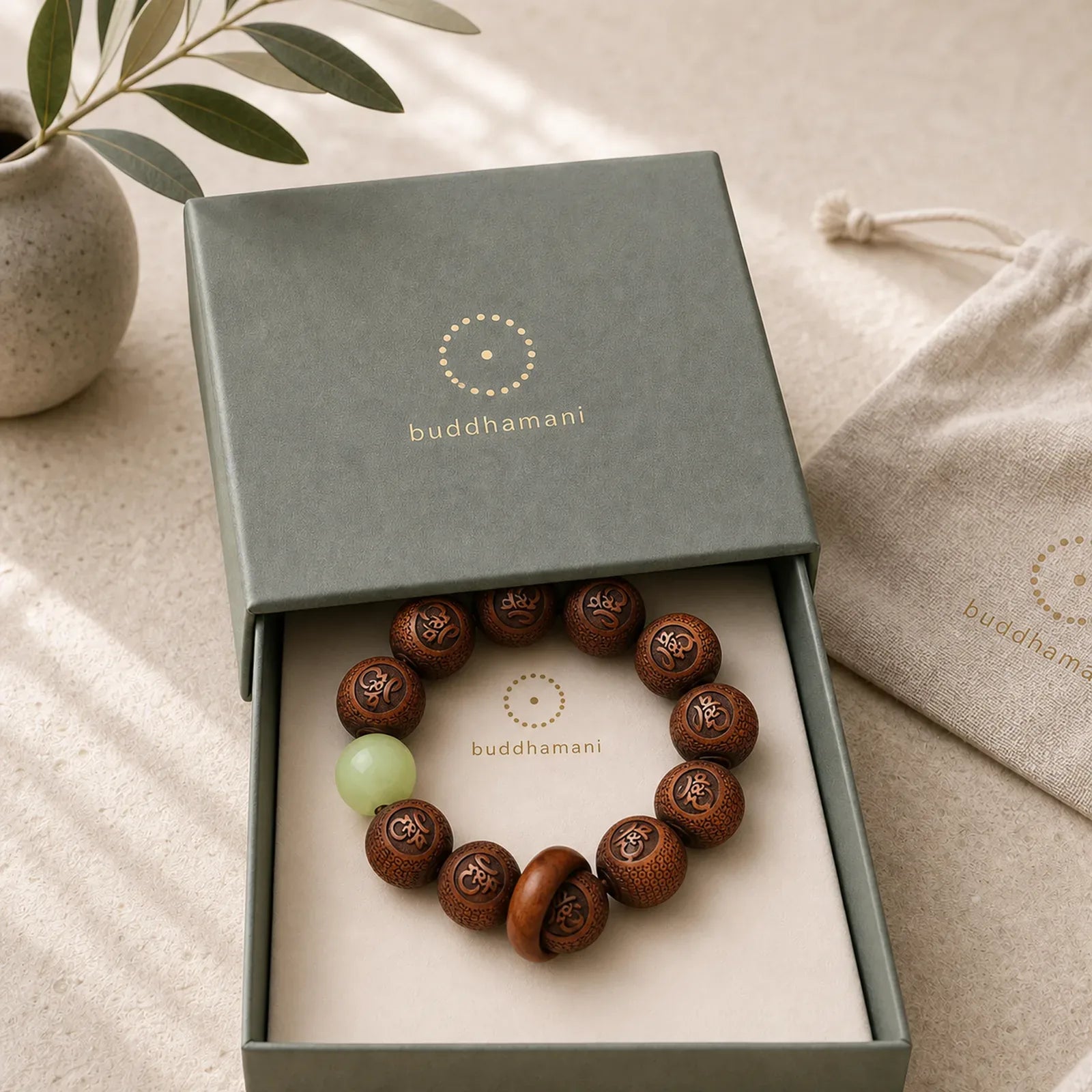 Tibetan Rosewood Engraving Tiger Protection Bracelet featuring Rosewood