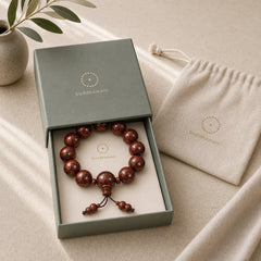 Tibetan Rosewood Warmth Bracelet (Random Type) featuring Rosewood, Chinese Knotting