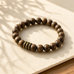 Tibetan Sandalwood Protection Bracelet featuring Sandalwood
