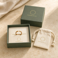 Tibetan Simple Design Copper Wealth Ring featuring Copper