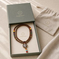 Tibetan Wenge Wood Bodhi Seed Agate Elephant Protection Necklace Pendant (Extra 40% Off | USE CODE: FS40) featuring Wenge Wood, Bodhi Seed, Elephant Symbol