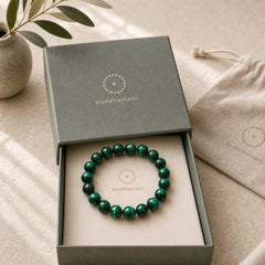Tiger Eye Growth Healing Energy Bracelet featuring Tiger Eye, Green Tiger Eye